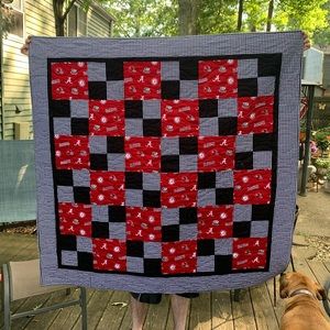 University of Alabama Handmade Patchwork Quilt